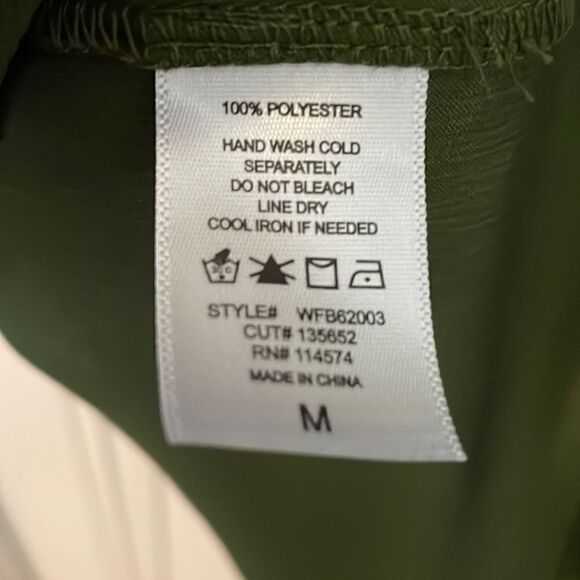 New Ro & De Green Wrap Midi Slip Skirt - Picture 5 of 5